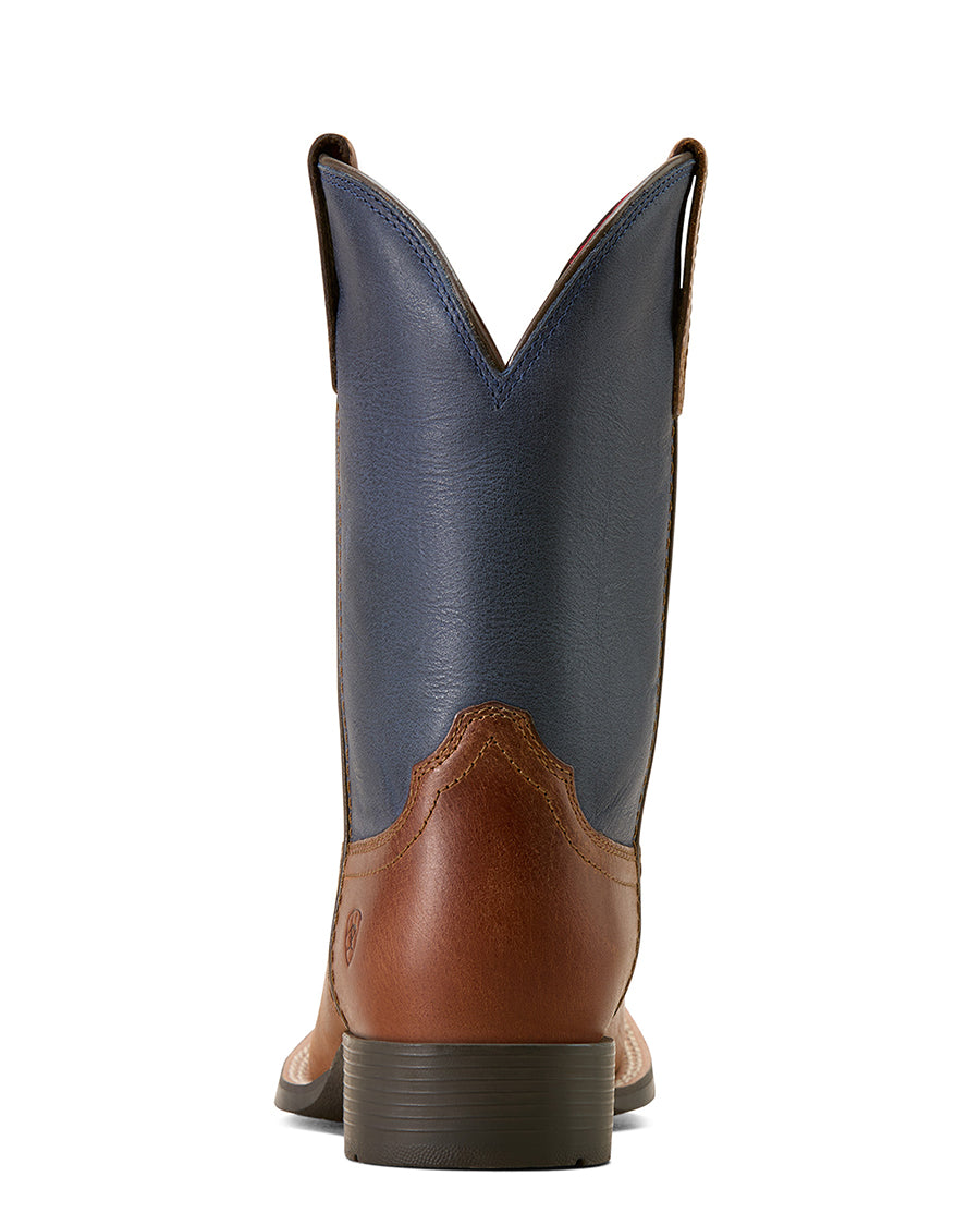 Youth Freedom Rider Wide Square Toe Western Boots - 10074213