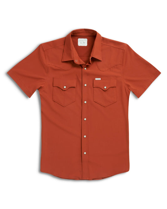 Men's Performance Western Pearl Snap Short Sleeve Shirt - 40364-Orr