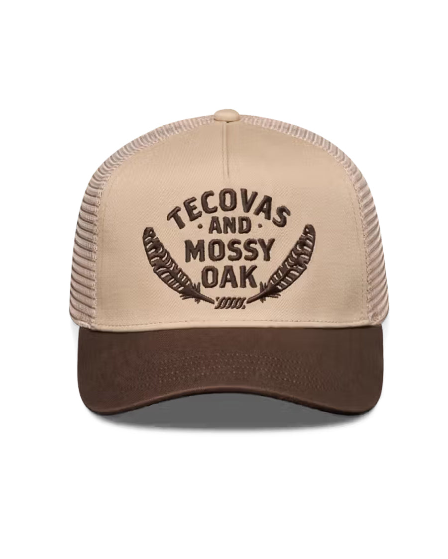 Tecovas X Mossy Oak Feather Logo Trucker Cap - 31129-Crb