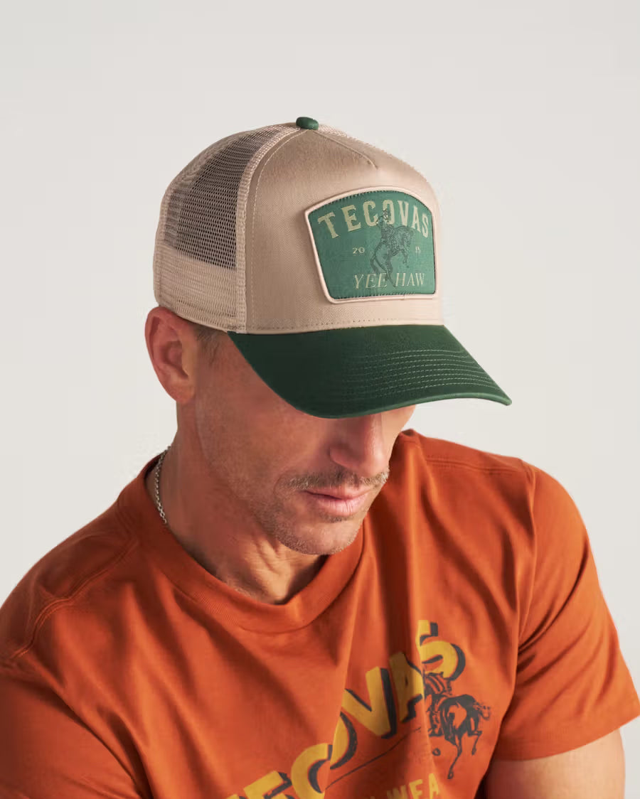 Yee Haw 5 Panel High Profile Trucker Cap - 31206-Gkk