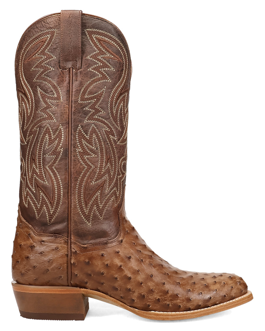 Men's Gauge Full Quill Ostrich Western Boots - Dp7130