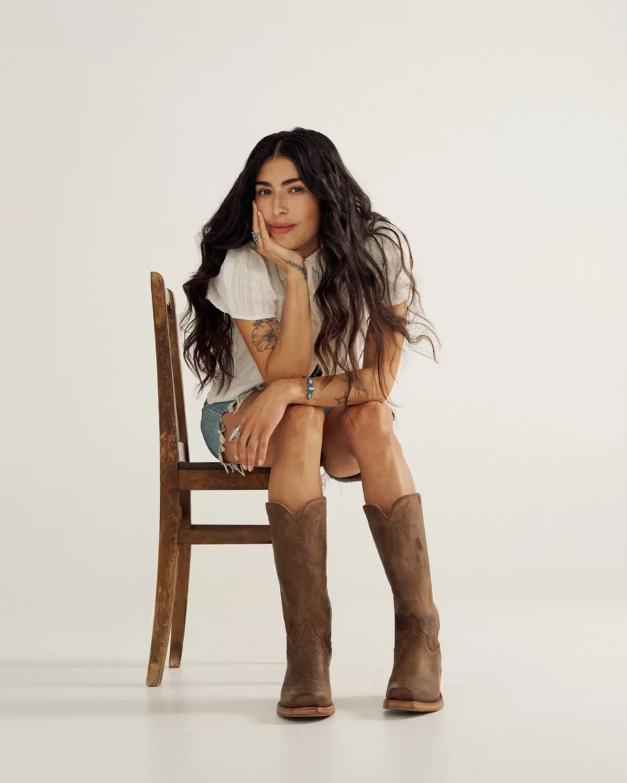 Women's The Charlie Western Boots - 20060-Caf