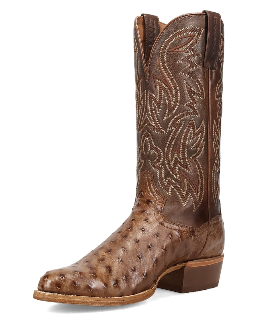 Men's Gauge Full Quill Ostrich Western Boots - Dp7130