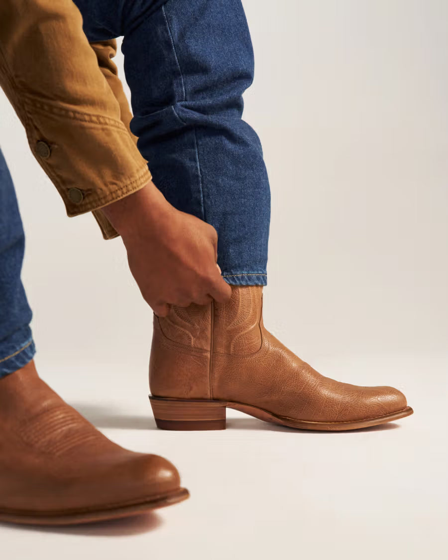 Men's The Cartwright Shrunken Calf Western Boots - 11187-Twd