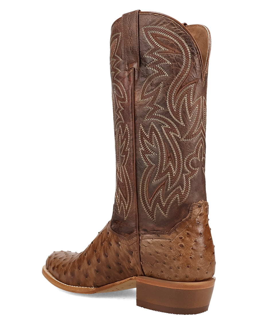 Men's Gauge Full Quill Ostrich Western Boots - Dp7130