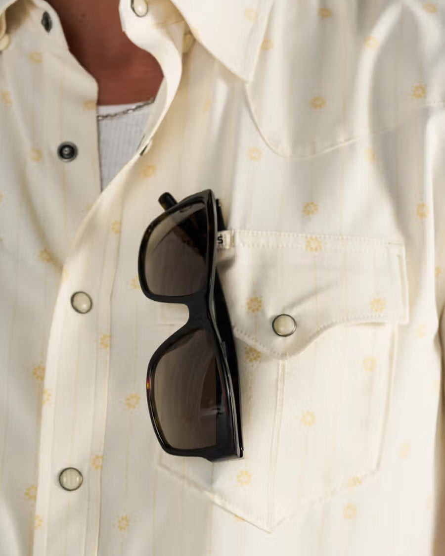 Men's Performance Short Sleeve Western Pearl Snap Shirt - 40364-Lsu