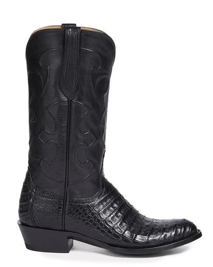 Men's Charles Caiman Crocodile Belly Boots