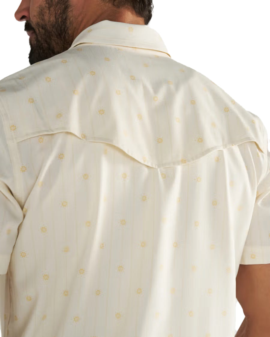Tecovas Men's Performance Short Sleeve Western Pearl Snap Shirt