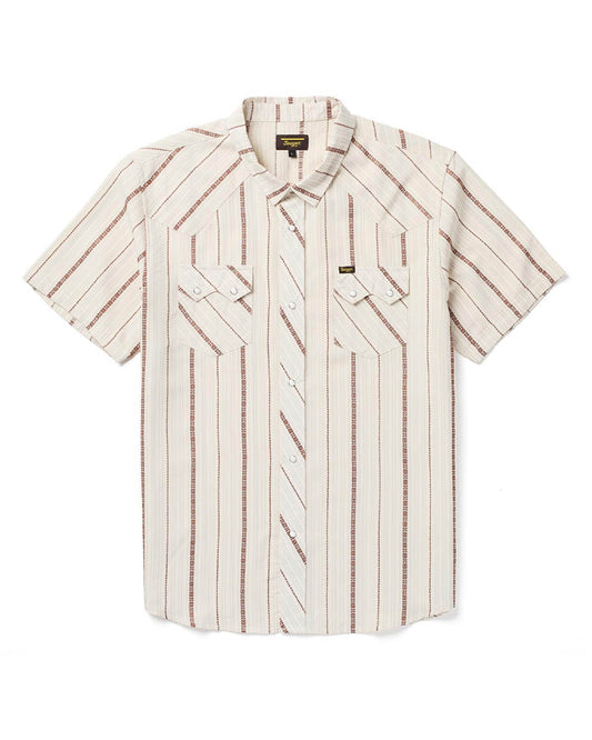 Men's Sawtoof Shirt - Mssp26Sawtwht by Seager from Skip’s Western Outfitters | SEA-MSSP26SAWTWHT-S-AZTECA-TILE