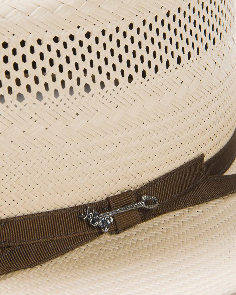 Open Road 10X Vented Straw Cowboy Hat - SSOPRV-0526-T1