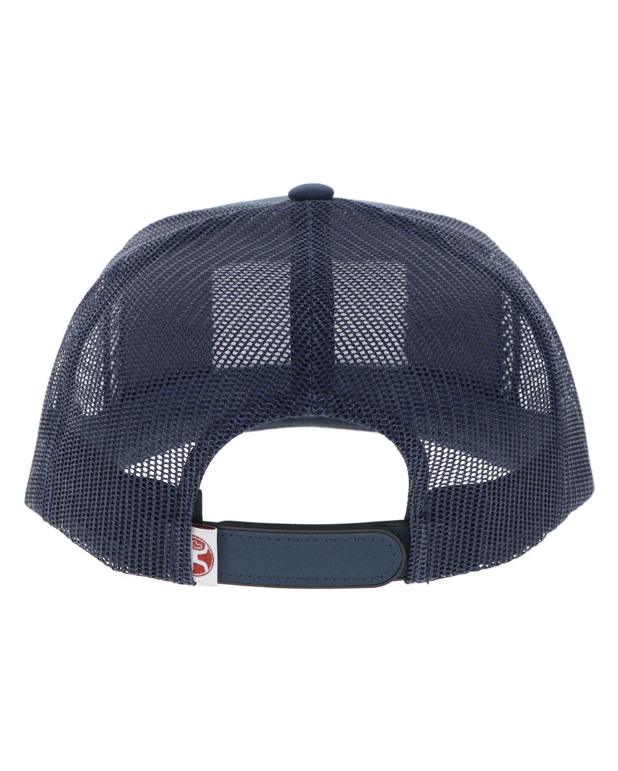 Youth 1776 Liberty Roper Navy 6-Panel Trucker Cap - 2655T-Nv-Y