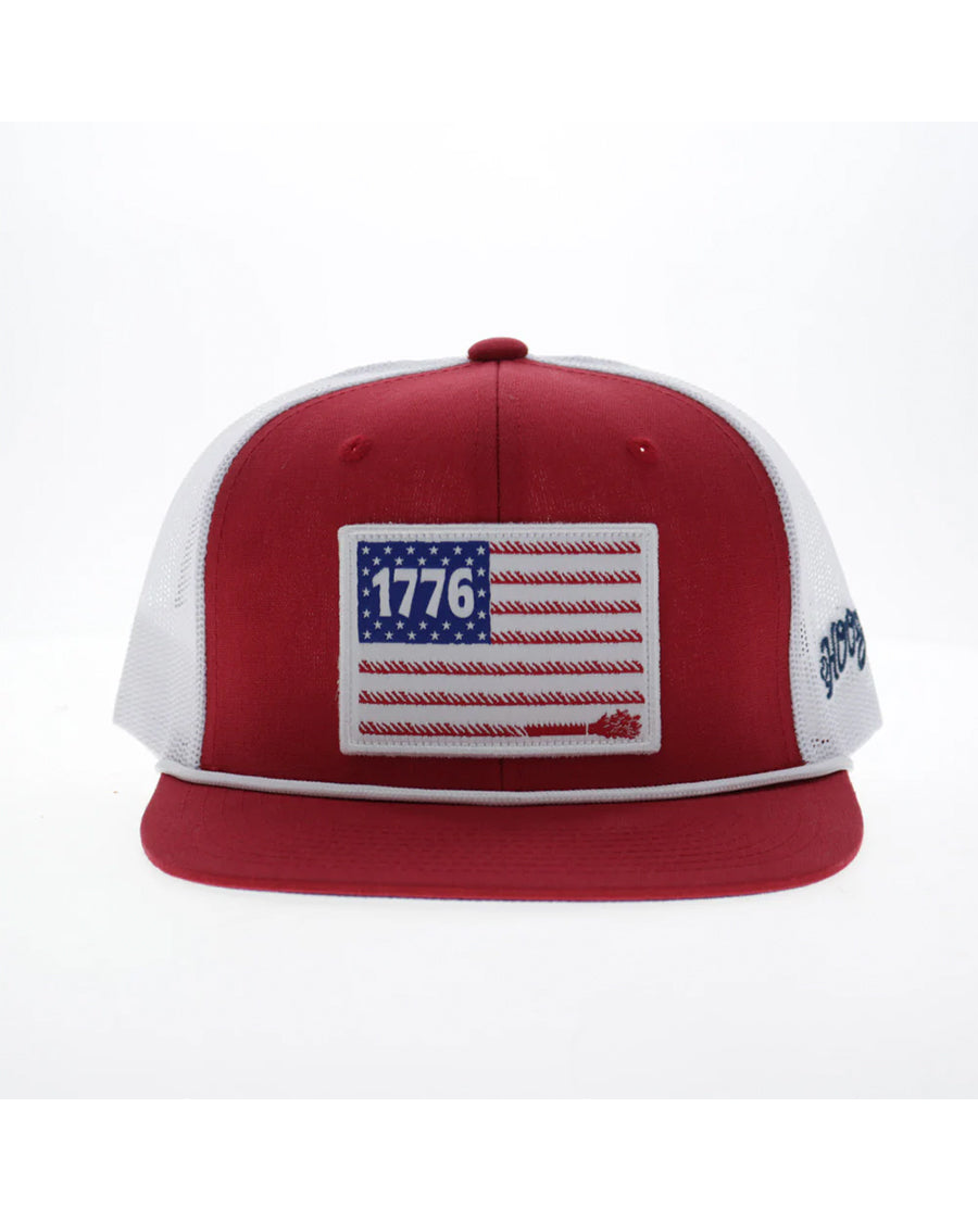 1776 Liberty Roper 6-Panel Trucker Cap - 2655T-Rdwh