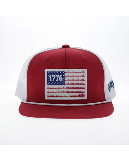 1776 Liberty Roper 6-Panel Trucker Cap - 2655T-Rdwh