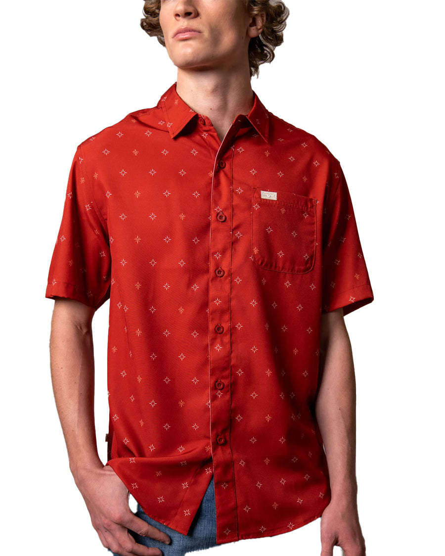 Men's Dunn Short Sleeve Western Shirt - Mds0000084-Rd001