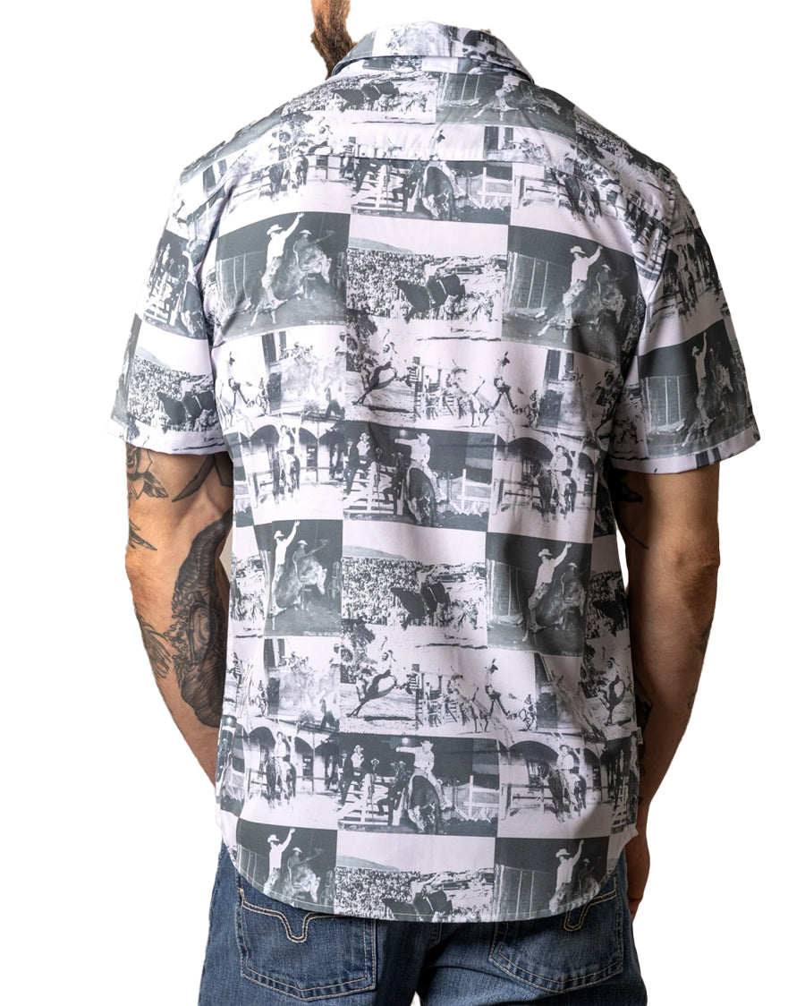 Men's Dunn Short Sleeve Western Shirt - Mds0000084-Bk014