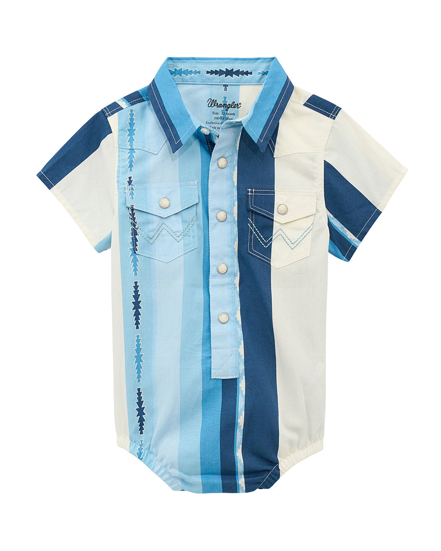 Infants And Toddlers' Baby Boy Long Sleeve Bodysuit - 112378895 by Wrangler from Skip’s Western Outfitters | WRA-112378895-0-3-REG