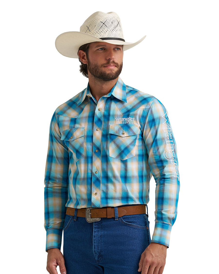 Men's Long Sleeve Logo Shirt - 112379236