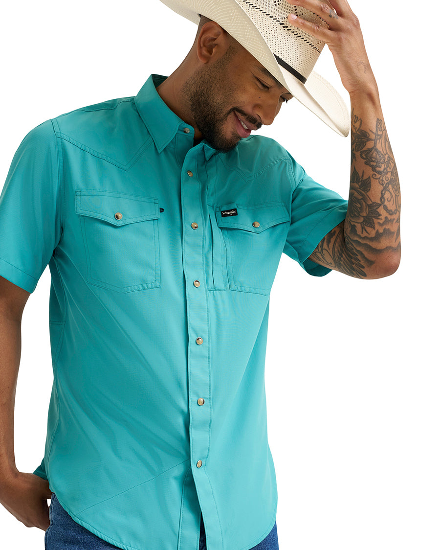 Men's Atg Short Sleeve Western Performance Shirt - 112375104