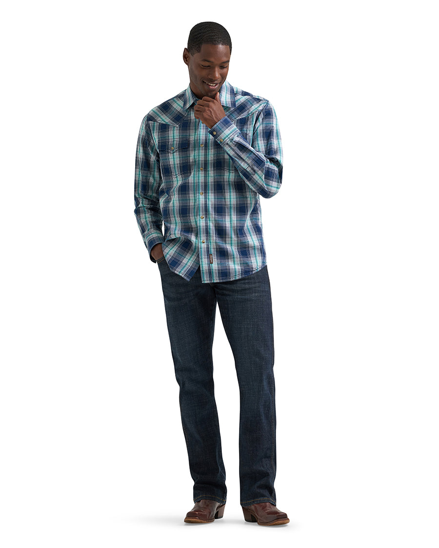 Men's Retro® Premium Long Sleeve Snap Shirt - Modern Fit - 112378801