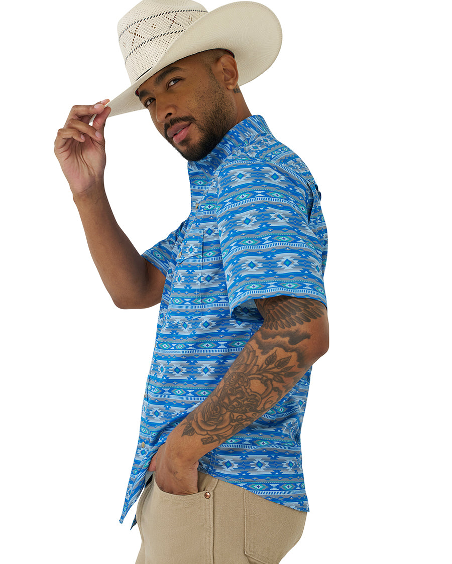Men's Atg Short Sleeve Western Performance Shirt - 112376288