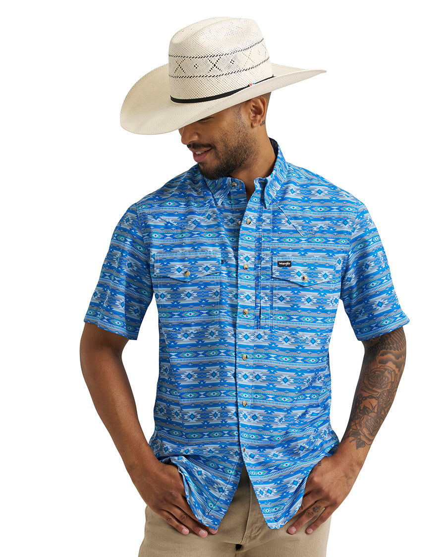 Men's Atg Short Sleeve Western Performance Shirt - 112376288