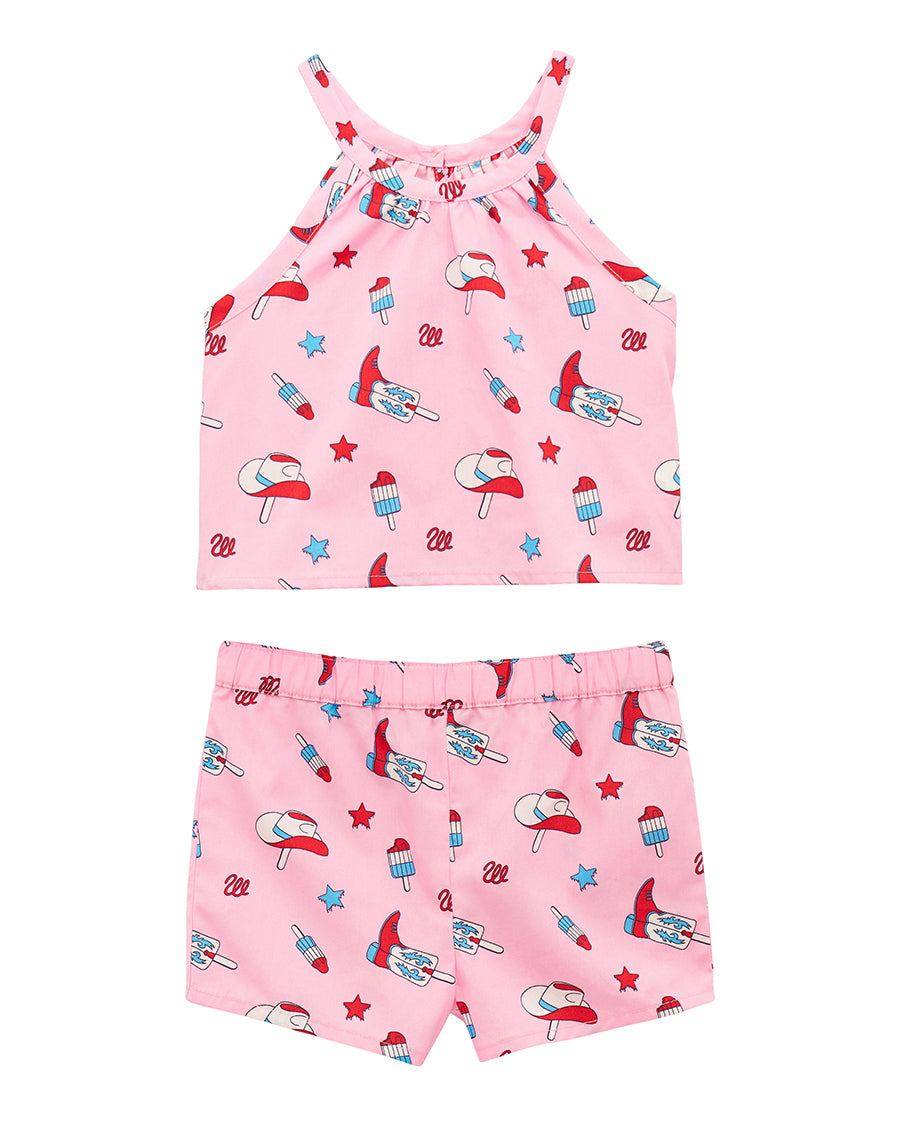 Infants And Toddlers' Baby Girl Short Set - 112379469 by Wrangler from Skip’s Western Outfitters | WRA-112379469-12-REG