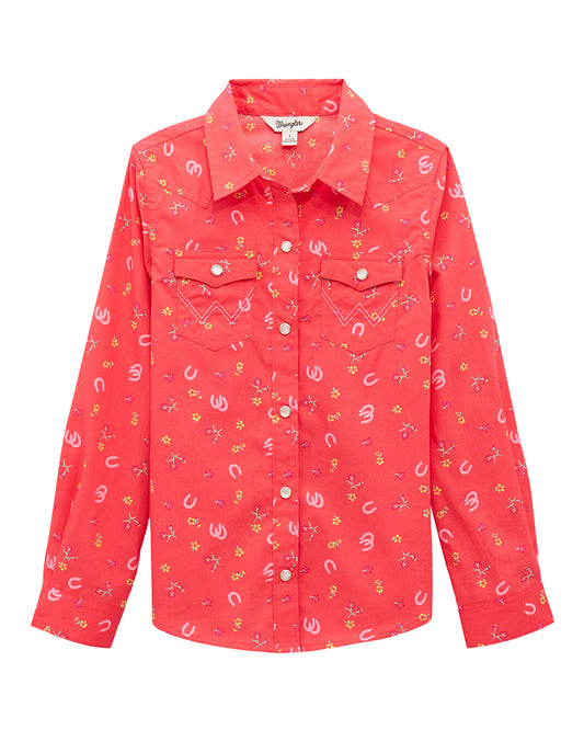 Girls' Western Snap Shirt - 112379462