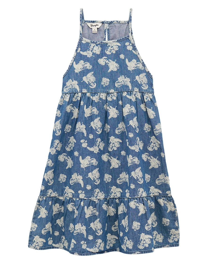 Girls' Denim Dress - 112379388