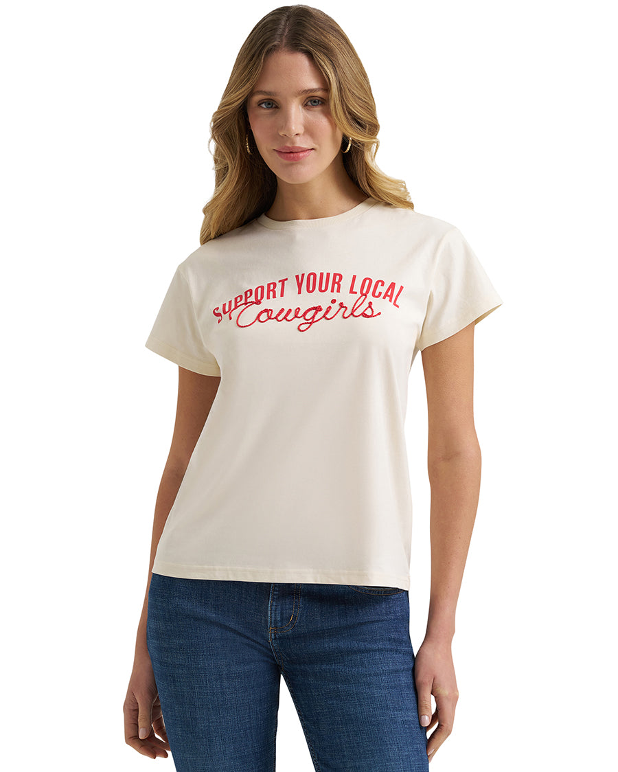 Women's Retro® Short Sleeve T-Shirt - Regular Fit - 112375864 by Wrangler from Skip’s Western Outfitters | WRA-112375864-L-REG