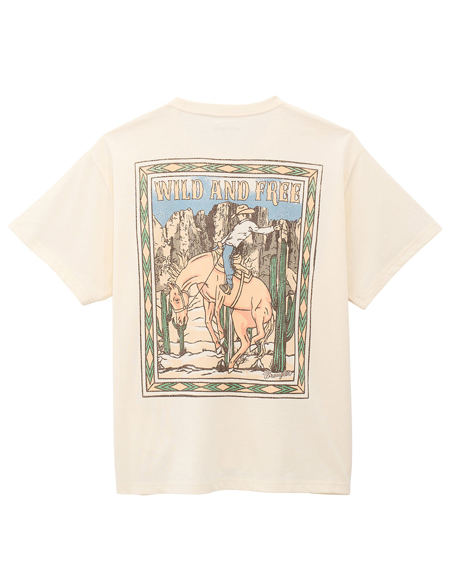 Women's Retro® Graphic Short Sleeve T-Shirt - Girlfriend Fit - 112375900 by Wrangler from Skip’s Western Outfitters | WRA-112375900-L-REG