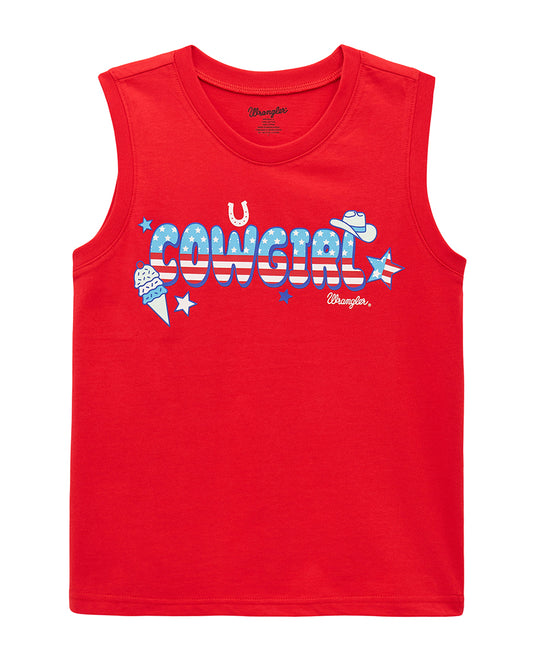 Girls' Sleeveless T-Shirt - 112379461
