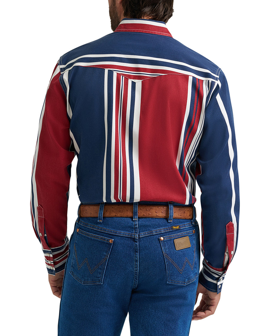 Men's Vintage Inspired Long Sleeve Shirt - 112375916