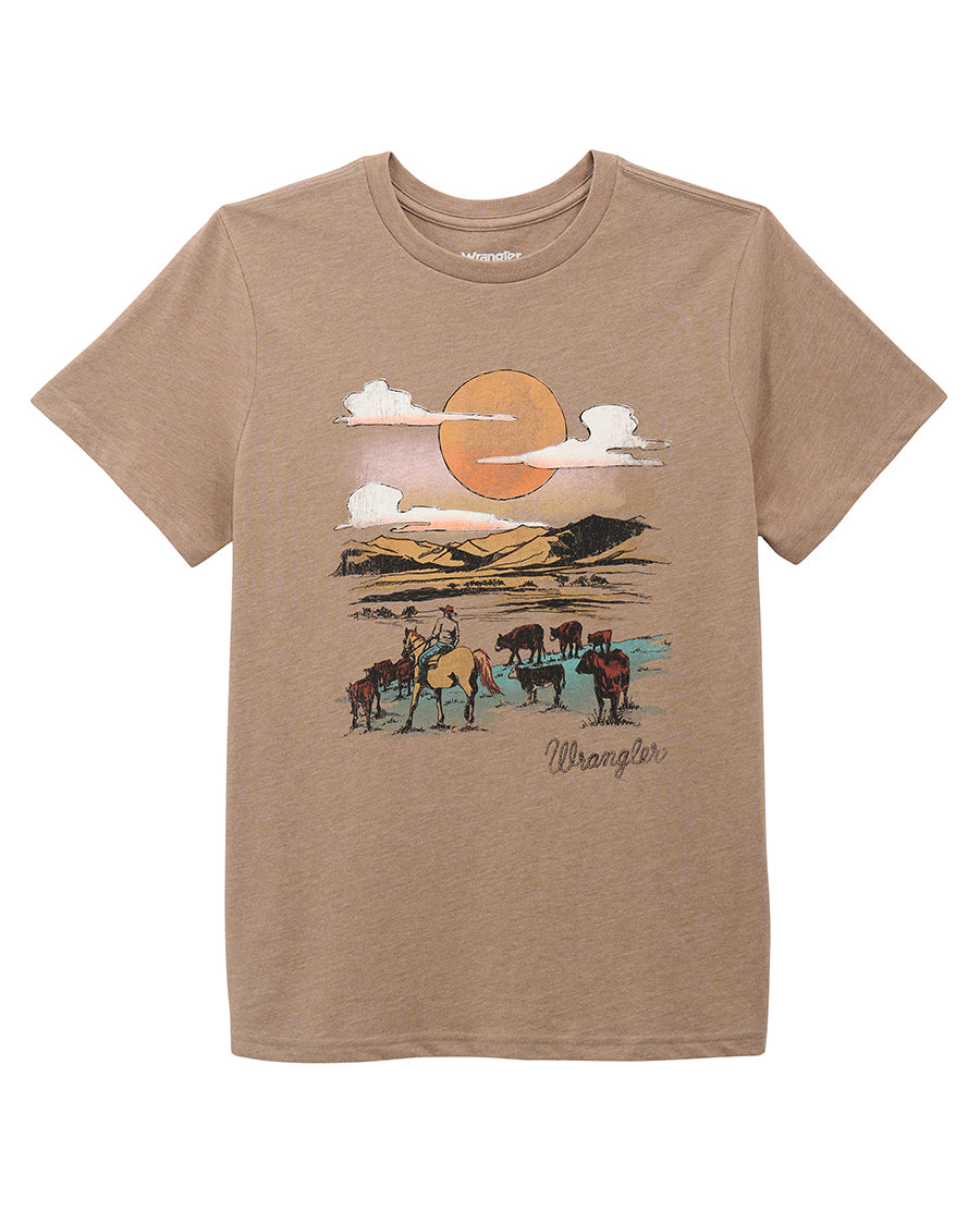 Women's Short Sleeve T-Shirt - Regular Fit - 112375870 by Wrangler from Skip’s Western Outfitters | WRA-112375870-L-REG