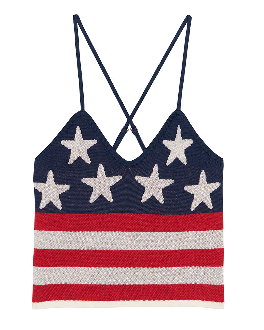 Women's Retro® Americana Crochet Tank - 112379502