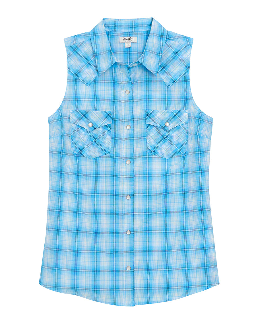 Women's Retro® Essential Snap Shirt - 112379474 by Wrangler from Skip’s Western Outfitters | WRA-112379474-3XL-REG