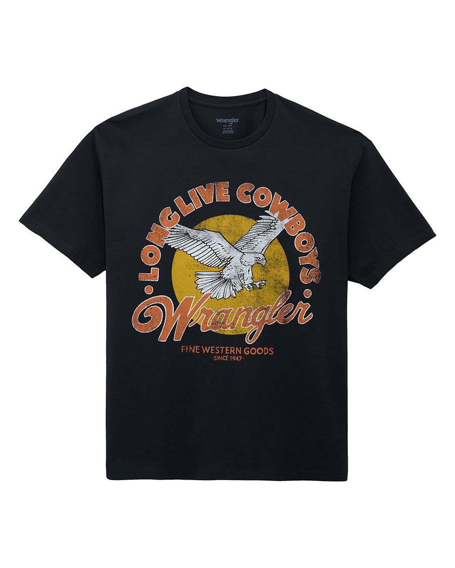Men's Graphic Short Sleeve T-Shirt - Vintage Fit - 112375784 by Wrangler from Skip’s Western Outfitters | WRA-112375784-L-REG