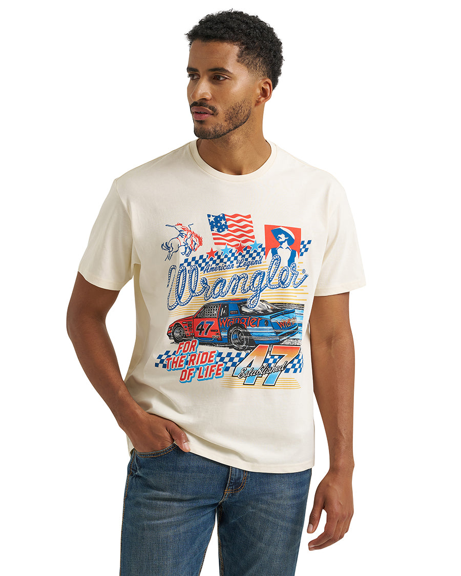 Men's Graphic Short Sleeve T-Shirt - Vintage Fit - 112378804 by Wrangler from Skip’s Western Outfitters | WRA-112378804-L-REG