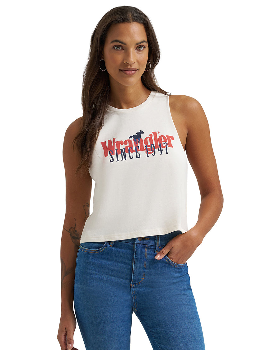Women's Graphic Festival Crop Tank - 112375847
