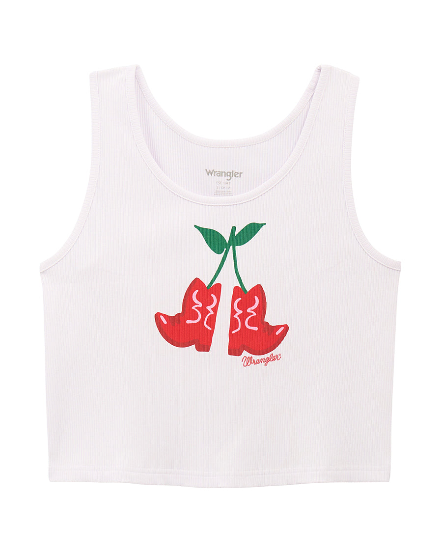 Women's Graphic Slim Crop Tank - 112375858