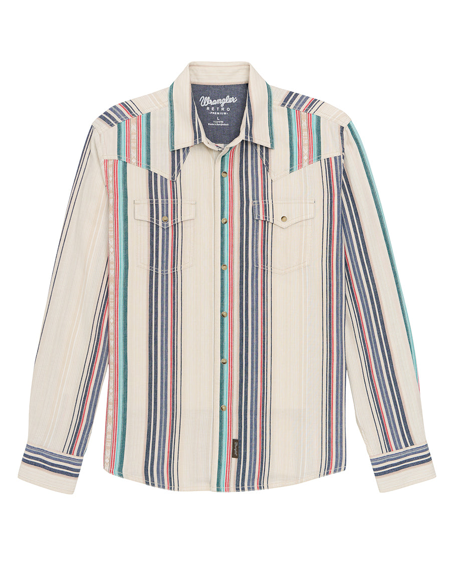 Men's Retro® Premium Long Sleeve Snap Shirt - Modern Fit - 112378795