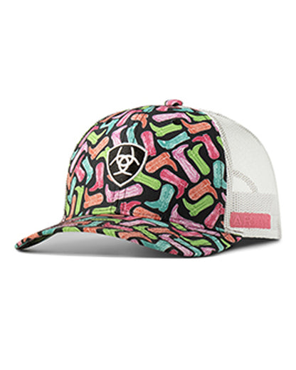 Cowboy Boots Print Snap Back Cap by Ariat Accessories from Skip’s Western Outfitters | MFW-A300090997-O/S