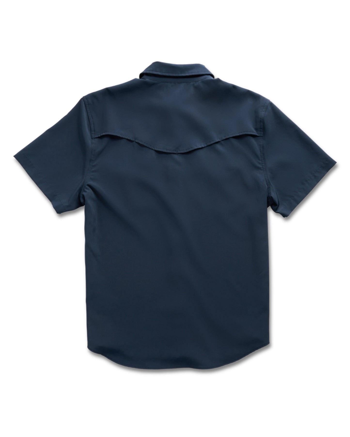 Men's Performance Western Pearl Snap Short Sleeve Shirt - 40364-Nav