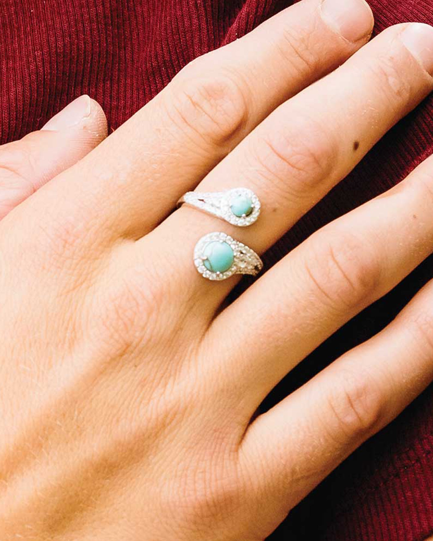 Fearless Luster Turquoise Ring