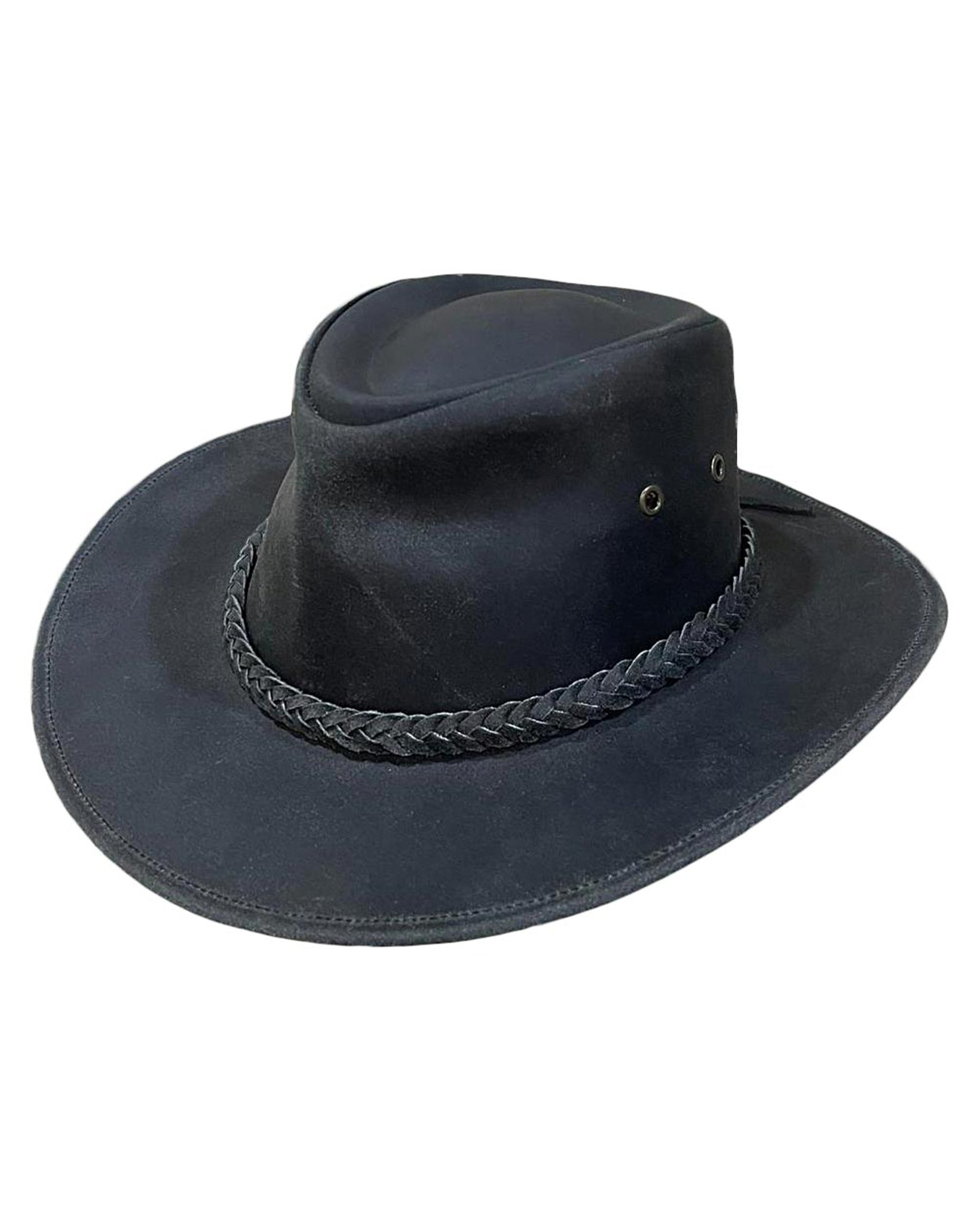 Outback Western Hat by LTC Hats from Skip’s Western Outfitters | LTC-RL30-A-M-DISTRESSED-BLACK