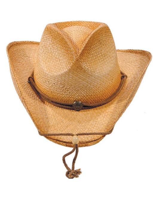Outback Raffia Western Hat by LTC Hats from Skip’s Western Outfitters | LTC-RM12D-M-NATURAL