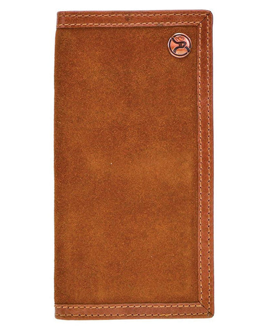 Classic Roughout Rodeo Wallet by Hooey from Skip’s Western Outfitters | HOO-RW001-TNBR-O/S