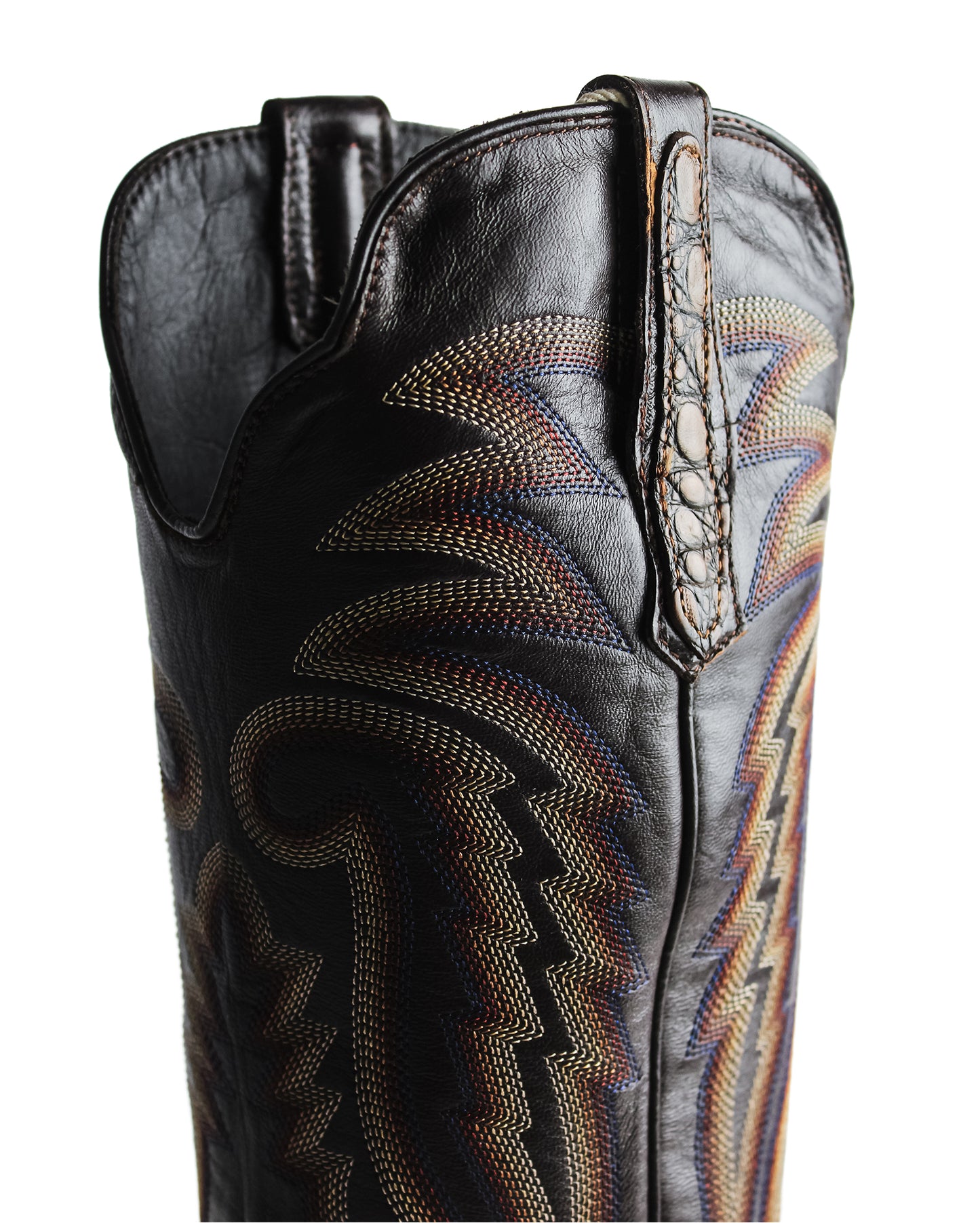 Men's Chocolate Exotic Western Boots - Rw2007-1