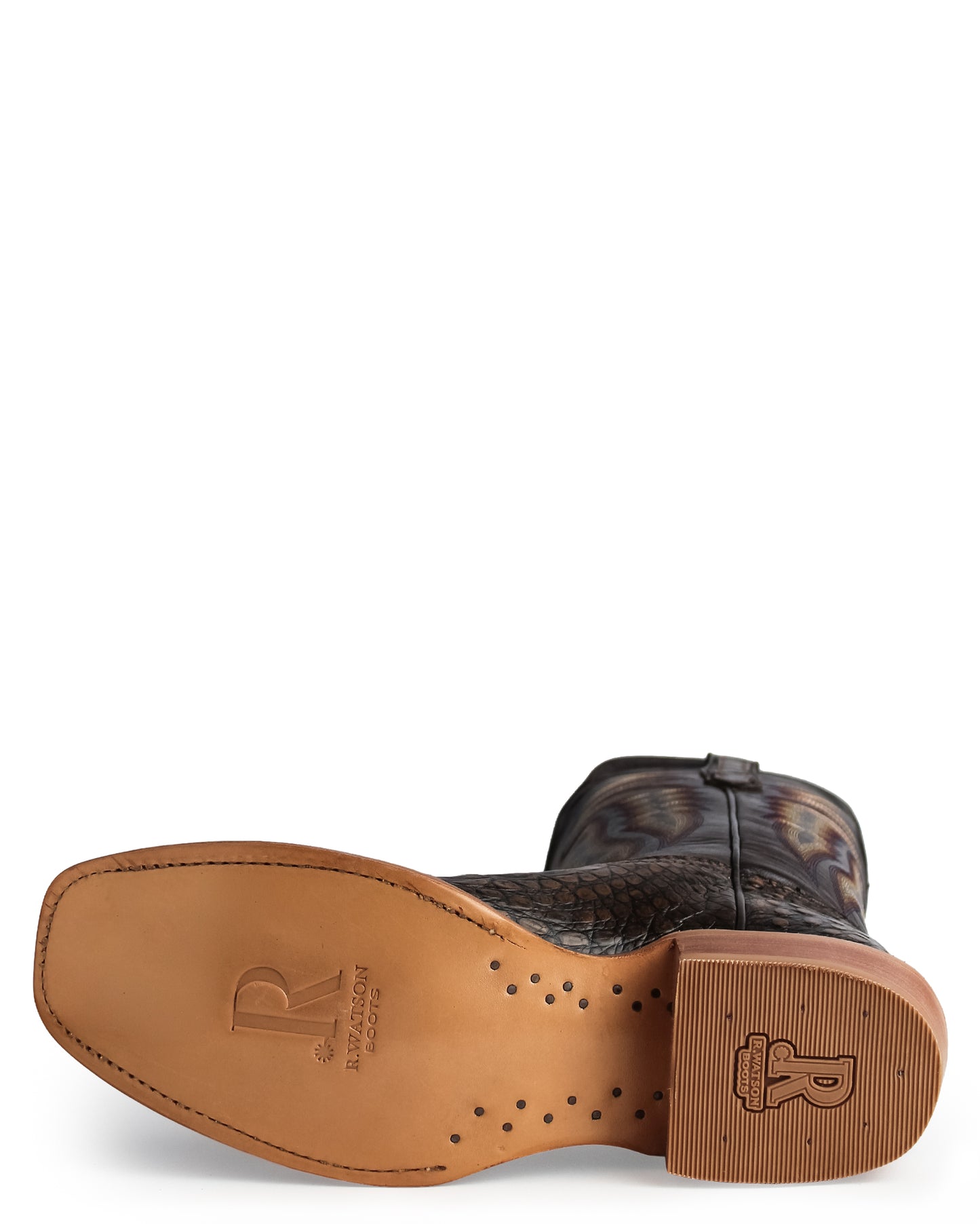 Men's Chocolate Exotic Western Boots - Rw2007-1