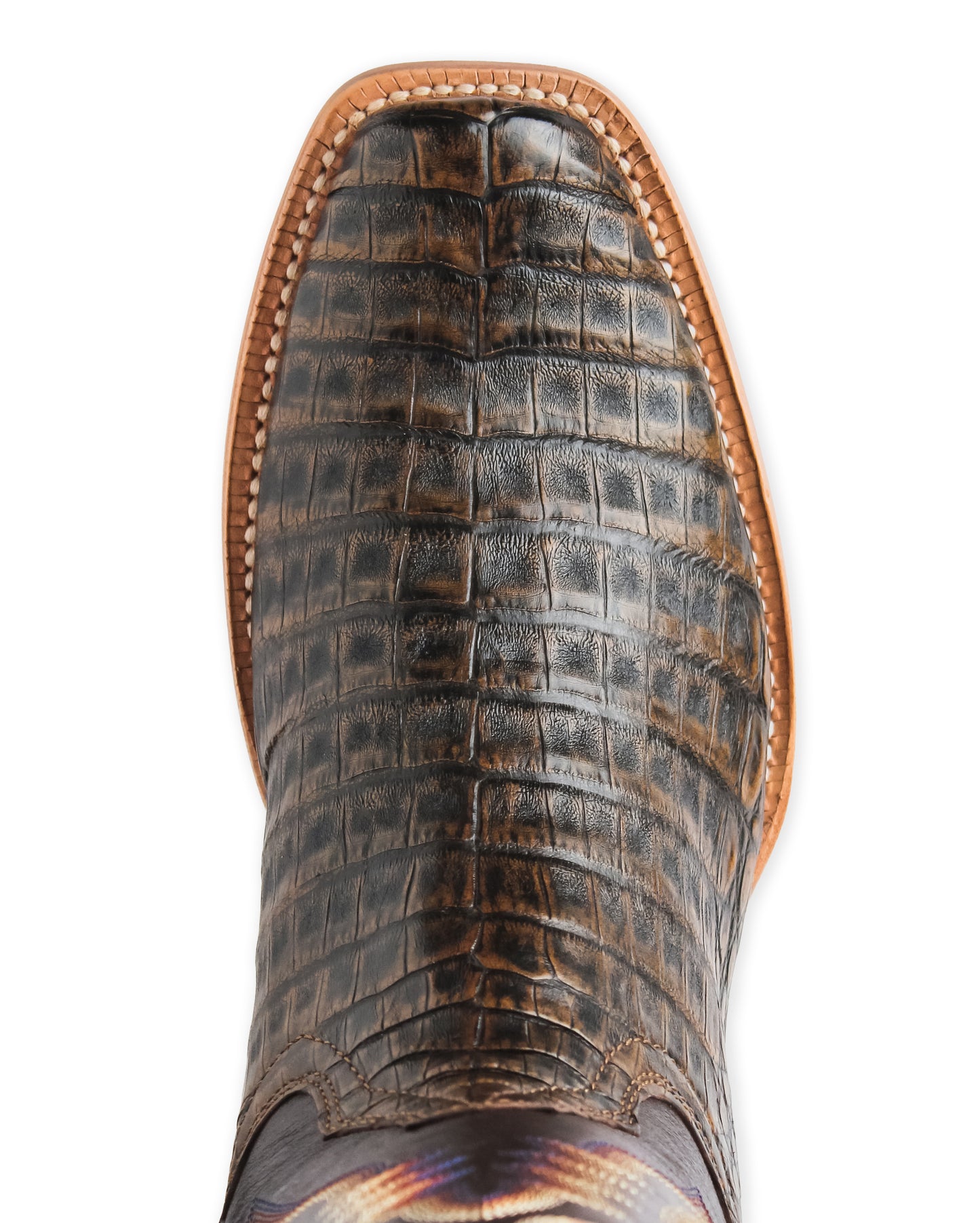 Men's Chocolate Exotic Western Boots - Rw2007-1