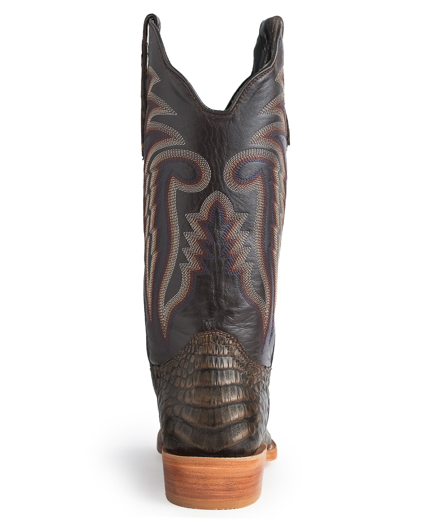 Men's Chocolate Exotic Western Boots - Rw2007-1